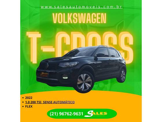 VOLKSWAGEN T-CROSS 1.0 200 TSI TOTAL FLEX SENSE AUTOMÁTICO